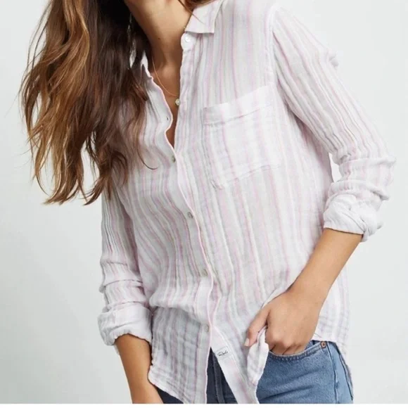 Rails Ellis Gem Stripe Button Up - Picture 2 of 11